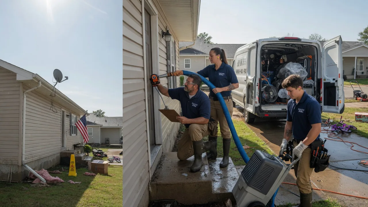 Ceiling Water Damage Restoration in Moody, TX near me